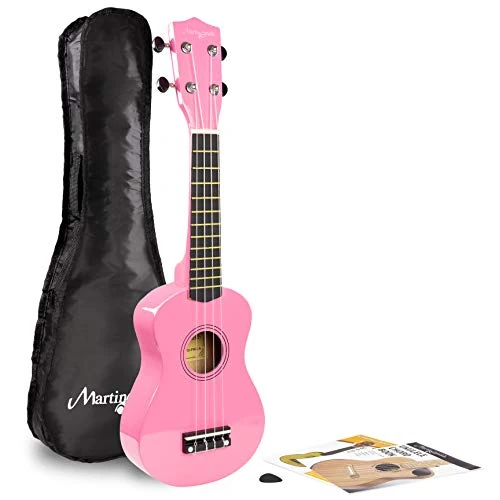 Offerta a tempo: Ukulele soprano Martin Smith con custodia per ukulele e libro di accordi - 35% da 24.99 € a 16.34 €