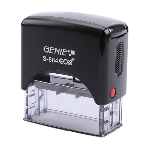 Offerta a tempo: GENIE S-884 Eco Stamp Set, con timbro autoinchiostrante, 11378 - 0.00% da 19.99 € a 19.99 €