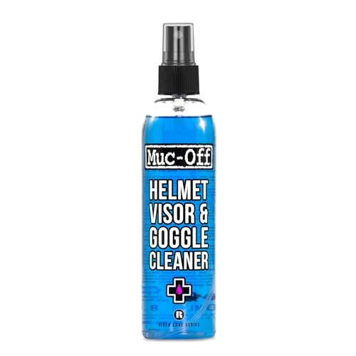 Offre limitée : Muc-Off Nettoyant Casques, Visières et Lunettes 250ml – Sûr pour Verres | À l’eau déionisée et pH neutre, il retire traces et saletés, y compris sur les verres en polycarbonate. de 14.40 € à 14.40 € (0.00% de remise)
