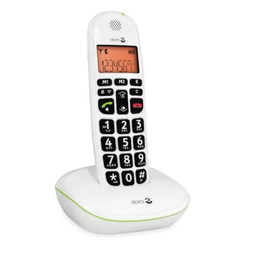 Zeitlich begrenztes Angebot: Téléphone fixe sans fil Doro PhoneEasy 100w-Blanc / Doro von 44.29 € auf 44.29 € (0.00% Rabatt)