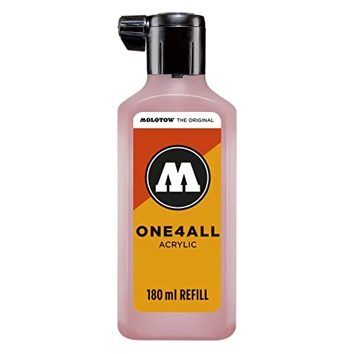 Limited offer: MOLOTOW ONE4ALL Acrylic Paint Refill, For ONE4ALL Paint Marker, Skin Pastel, 180ml Bottle, 1 Each (692.207) from 18.20 EUR to 18.20 EUR (save 0%)