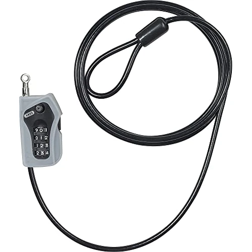 ABUS 52523 Bloqueo de Cable, Negro, 200 cm