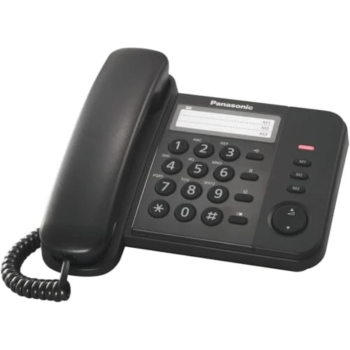 Offerta a tempo: Panasonic KX-TS 520 Telefono Fisso, Nero - 47% da 29.99 € a 15.90 €