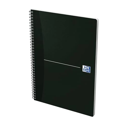 Offerta a tempo: Oxford 100100759 Quaderno Maxi Spiralato, Formato A4, 180 Pagine, Carta 90 gr, Rigatura 5 mm, App Scribzee, Nero - 41% da 18.26 € a 10.78 €