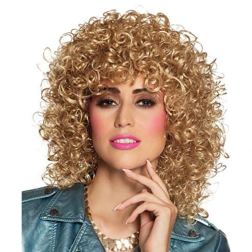 Boland - Peruka dla dorosłych Club, kręcone włosy syntetyczne, fryzura, kostium, karnawał, impreza tematyczna