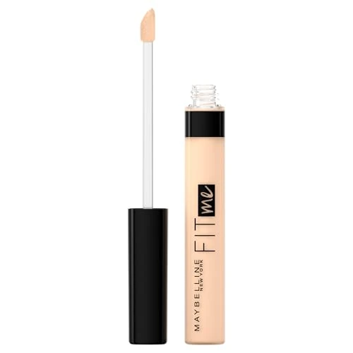Offerta a tempo: Maybelline New York Correttore Fit Me, Formula Liquida Leggera, Ottima Coprenza, Finish Anti Fatica, 10 Light, 6,8 ml - 14% da 6.50 € a 5.59 €