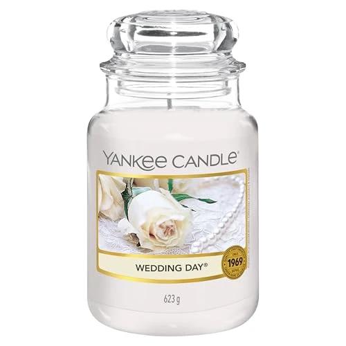 Offerta a tempo: Yankee Candle Candela profumata in giara grande | Giorno del matrimonio | Durata Fino a 150 Ore — 15% da 34,90 € a 29,69 €