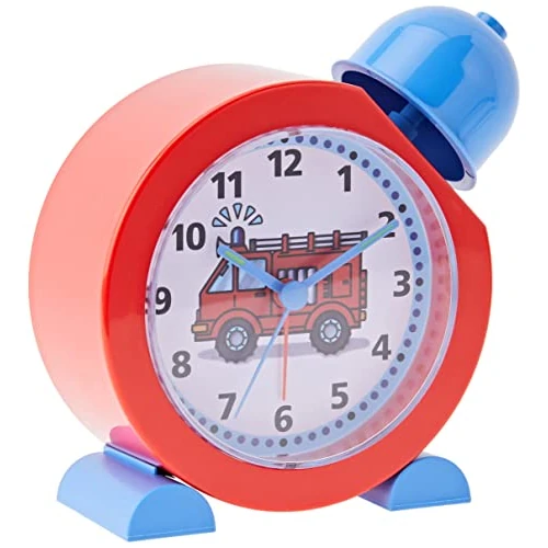 Offre limitée : TFA Dostmann Réveil analogique pour Enfants TATÜ-Tata, 60.1011.05, Horloge Pompier, adapté aux Enfants, Utilisation Simple, Rouge de 29.44 EUR à 29.44 EUR (remise 0%)