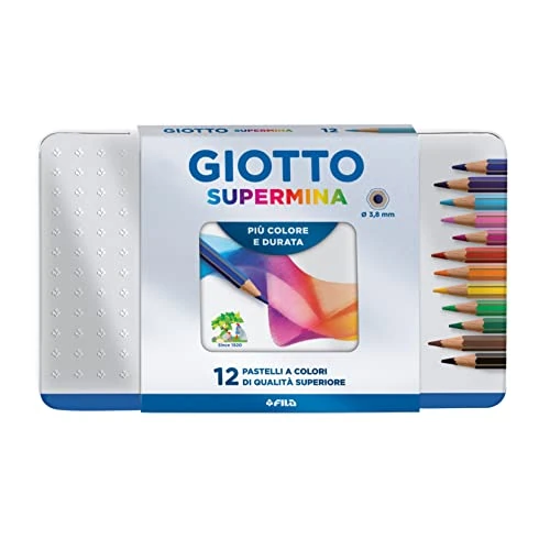 Limited-time offer: Giotto 236700 - Supermina Metal Box 12 Coloured Pencils from 17.25 £ to 17.25 £ (save 0.0%)
