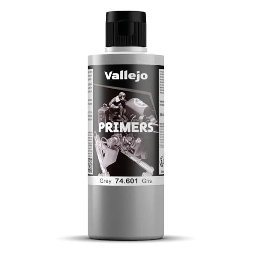 Offerta a tempo: Vallejo Primer Superficiale Acrilico Grigio 200 Ml, Finitura Opaca per Aerografo, Asciugatura Rapida e Alta Adesione per Modellini e Figurine - 0.00% da 18.25 € a 18.25 €
