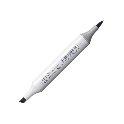 Offre limitée : COPIC Sketch C-10, Cool Gray No. 10, Twin Marker avec une pointe moyenne et une pointe pinceau de 8.29 EUR à 8.29 EUR (remise 0%)