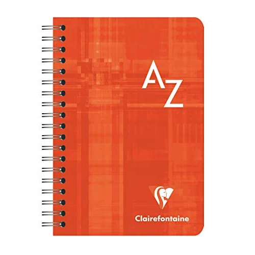 Offerta a tempo: Clairefontaine 8509C Una rubrica a spirale - 9x14 cm - 180 pagine a quadretti piccoli — 19% da 8,91 € a 7,23 €