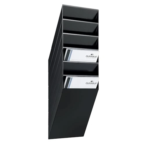 Limited-time offer: Durable Flexiboxx Literature Holder 6 A4 Portrait - Black from 36.79 £ to 36.79 £ (save 0.00%)