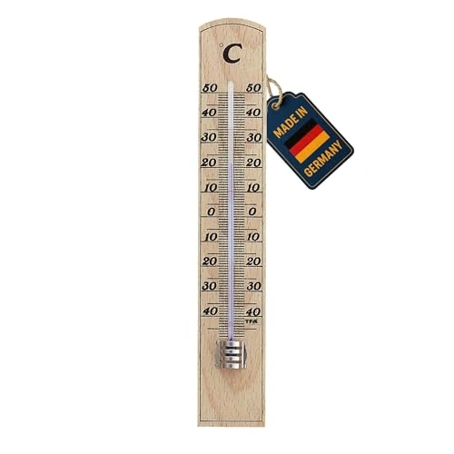 Limited offer: Analogue Indoor Thermometer Made of Beech 12.1004 from 8.67 EUR to 3.49 EUR (save 60%)