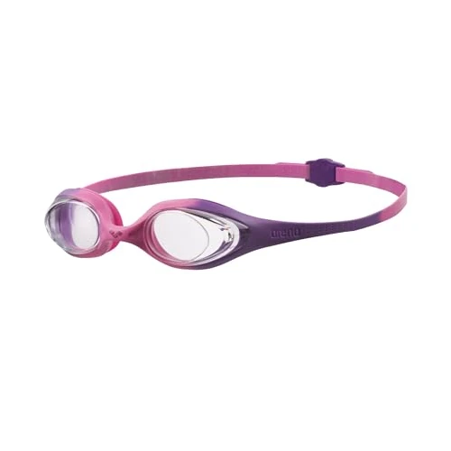 arena Spider Junior Anti-condens-zwembril voor kinderen, zwembril met uv-bescherming, zelfverstellende neusbrug, siliconen afdichtingen, paars-helderroze