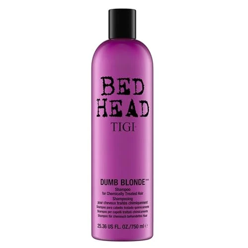 Tigi Bed Head Dumb Blonde, Szampon do Zniszczonych Włosów Blond, 750 ml