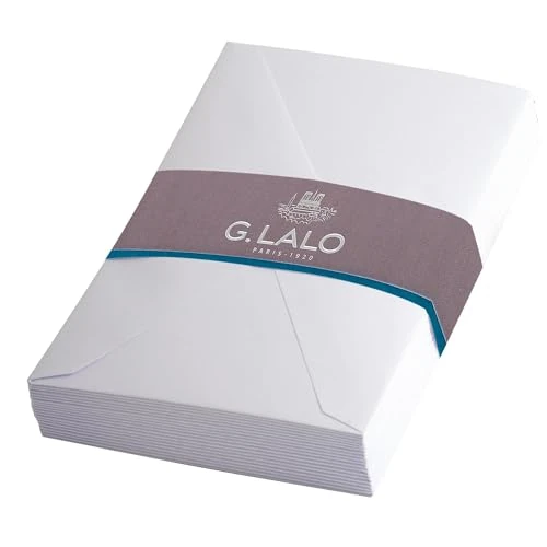 Limited-time offer: Lalo 24200L - Velin De France. A foil-Wrapped Pack of 20 gummed Business envelopes. Size: 9x14 cm, French Vellum, White. Lined. Correspondence. Made in France from 6.12 £ to 6.12 £ (save 0.00%)