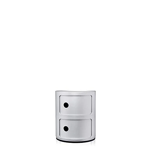 Kartell 2 Elementi SI, Plastic, Grey, 32x32x40cm