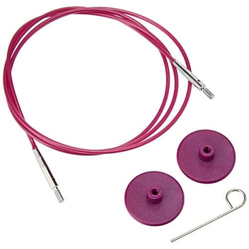 Limited offer: Knit Pro Single Cable for Interchangeable Needles 76cm to make 100cm circulars, Purple from 5.63 EUR to 5.63 EUR (save 0%)