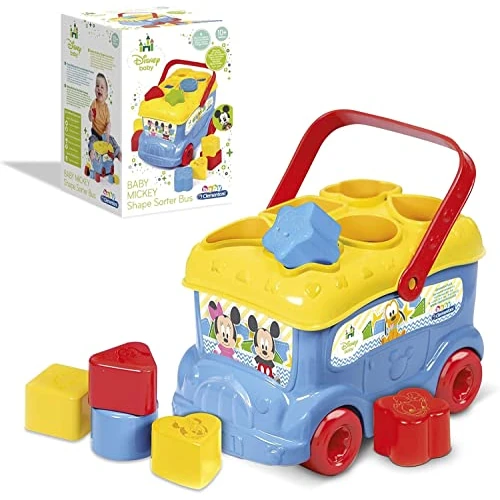 Oferta limitada: Clementoni - Baby Disney- Baby Mikey Mouse autobús con Piezas para Encajar, a Partir de 10 Meses (14395) de 17.99 € a 8.99 € (ahorro 50%)