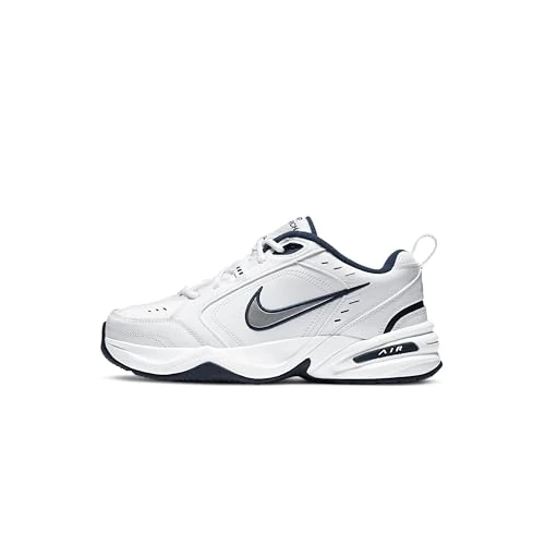 Nike Air Monarch Iv, Scarpe da ginnastica Uomo, Bianco White Metallic Silver Midnight Navy 445, 46 EU