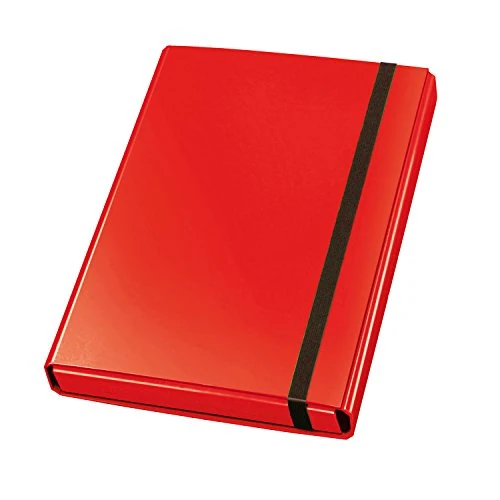 Offerta a tempo: VELOFLEX - Scatola porta documenti VELOCOLOR A4 con elastico, rosso - 0.00% da 9.79 € a 9.79 €