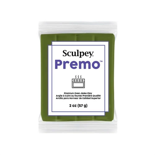 Zeitlich begrenztes Angebot: Sculpey Premo Sculpey ofenhärtende Modelliermasse Spanish Olive von 5.14 € auf 3.85 € (25% Rabatt)