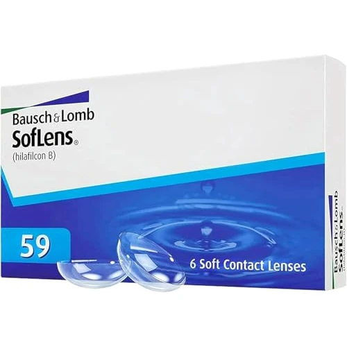 SofLens 59 BAUSCH + LOMB lentillas mensuales esféricas, 6 unidades / 8.6 BC / 14.20 DIA / -07,00