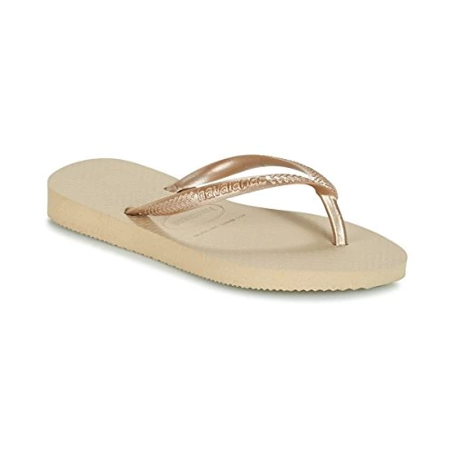 Zeitlich begrenztes Angebot: Havaianas Damen Slim (Mini Me) Flip Flop, Sand Grey Light Golden, 27/28 EU von 26.99 € auf 26.99 € (0.00% Rabatt)