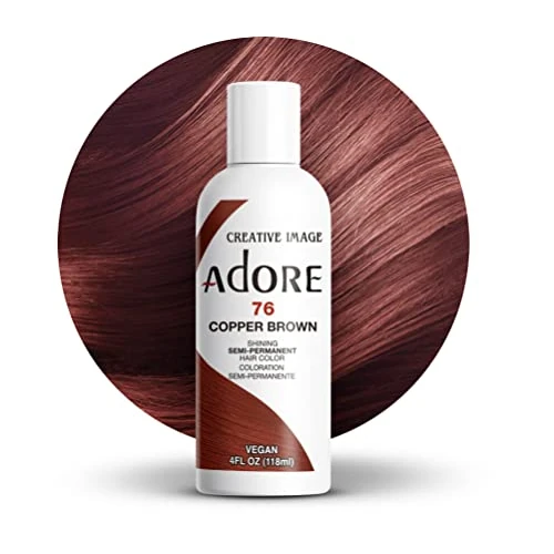 Adore Shining Semi Permanent Hair Colour, 76 Copper Brown