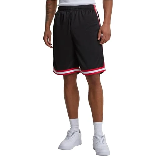 Offerta a tempo: Urban Classics Pantaloncini Uomo Basket, Shorts Girovita Elasticizzato, Tasche, Striscia Colorata Laterale, Materiale Traspirante e Leggero, Taglie S-3XL - 0.00% da 19.19 € a 19.19 €