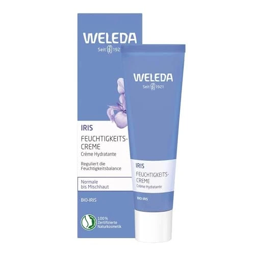 Limitiertes Angebot: WELEDA Bio Iris Ausgleichende Feuchtigkeitspflege, reichhaltige Tages- und Nachtpflege zur intensiven Pflege von trockener Haut, Naturkosmetik Creme reguliert die Feuchtigkeitsbalance (1 x 30 ml) von 12.95 EUR auf 8.49 EUR (Spare 34%)