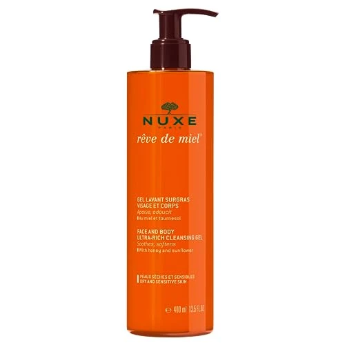 Limited offer: Nuxe Rêve de Miel Ultra-Rich Body Wash with Honey & Glycerin | Shower Gel for Dry & Sensitive Skin, 13.5 Fl Oz from 20.15 EUR to 16.10 EUR (save 20%)