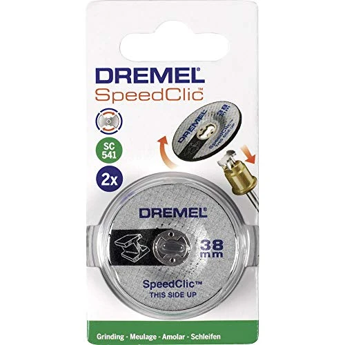 Oferta limitowana: Dremel SC541 EZ SpeedClic ściernica, zestaw akcesoriów: 2 wzmocnione ściernice do szlifowania i ostrzenia metali z 32.74 zł na 32.74 zł (oszczędź 0.00%)