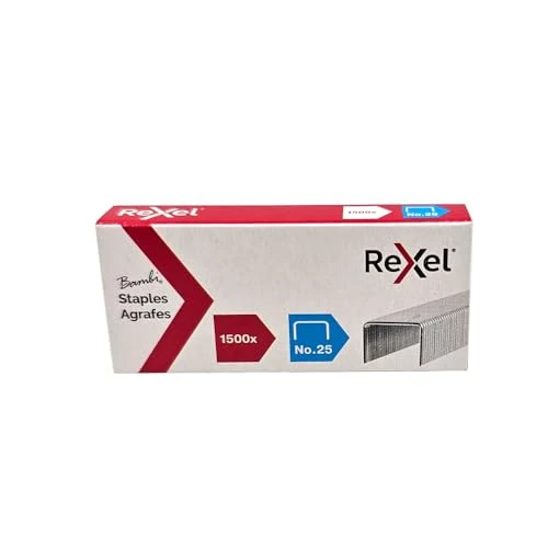 Oferta limitada: REXEL ACCO5020 - Caja 1500 grapas Nº 25 galvanizadas de 0.91 EUR a 0.91 EUR (ahorro 0%)