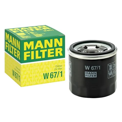 Limited offer: MANN-FILTER W 67/1 Spin-On Oil Filter Compatible With Infiniti, Subaru, Mazda and Nissan models from 6.91 EUR to 4.85 EUR (save 30%)