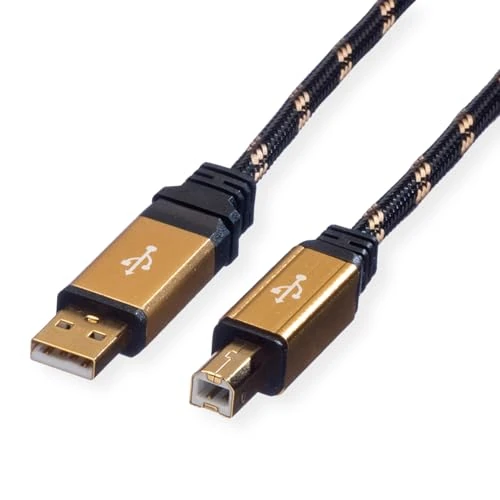Oferta limitada: Roline Cable Gold USB 2.0 Tipo A-b Conector/Conector 3 m de 22.80 € a 22.80 € (ahorro 0.00%)