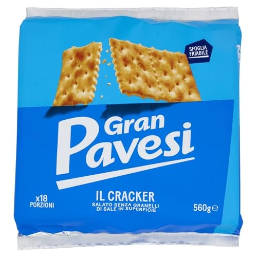 Offerta a tempo: Gran Pavesi Cracker Salati, 18 Pacchetti (560 g) - 18% da 1.69 € a 1.39 €