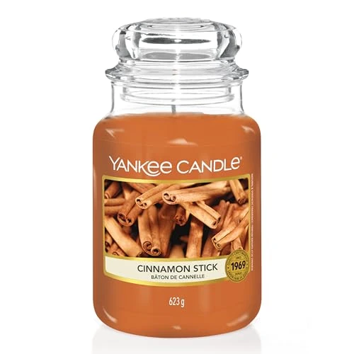 Yankee Candle-geurkaars | Cinnamon Stick Large Jar | Brandduur: tot wel 150 uur