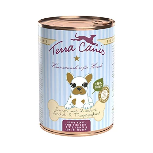 Oferta limitada: Terra Canis Cordero con calabacín, hinojo y Yogur descremado, 12 Unidades (12 x 400 g) de 48.60 € a 48.60 € (ahorro 0.00%)
