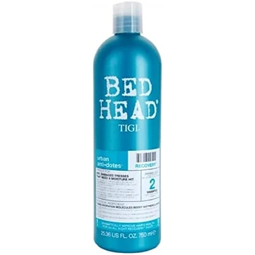 Bed Head by TIGI Recovery Shampoo Professionale per Capelli Sechi e Danneggiati, 750 ml