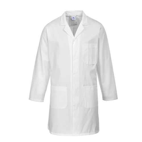 Offre limitée : Portwest Hygiene & Warehouse Coat Multiple-pockets Vented Medium White Ref 2852MED Wht - Blanc - Medium de 25.30 EUR à 20.24 EUR (remise 20%)