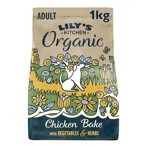 Offre limitée : Lily’s Kitchen Fabriqué à partir d’ingrédients naturels Aliments secs pour chiens adultes Poulet bio cuit au four Nutrition équilibrée 1kg de 16.26 € à 16.26 € (0.00% de remise)