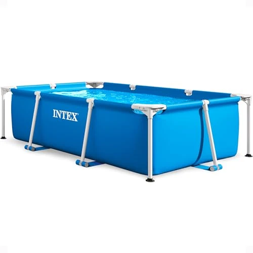 Intex 28270 Piscina Rettangolare, senza Pompa Filtro, Multicolore, 220 x 150 x 60 cm