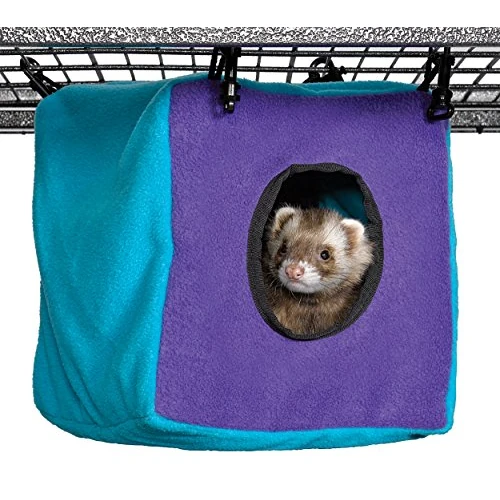 MidWest Homes for Pets Ferret Nation Cozy Cube, per gabbie per piccoli animali Ferret Nation e Critter Nation, misura 21,6 x 21,6 x 22,86 cm, modello NA-CB