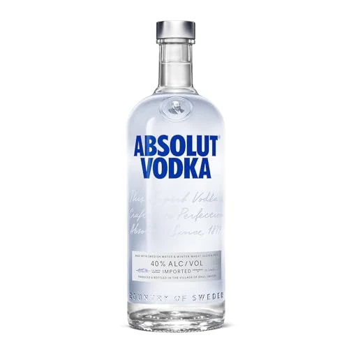 Offerta a tempo: Absolut Vodka, Vodka svedese, Grano e acqua di Ahus , Senza zuccheri aggiunti, 40% Vol., 1 L - 36% da 21.90 € a 13.99 €