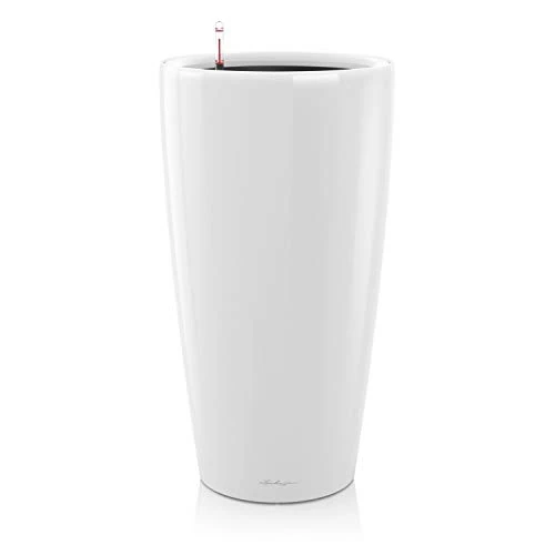 Limited-time offer: Lechuza RONDO 40 Self Watering Planter Large Plastic Indoor and Outdoor Plant Pot with Drainage Hole D40 H75 cm White High-Gloss from 175.99 £ to 167.19 £ (save 5%)