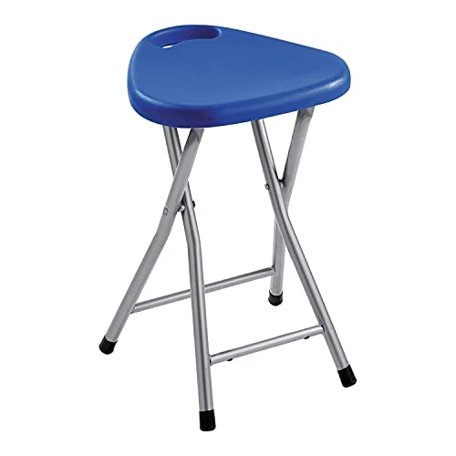 Oferta limitada: Gedy CO750500300 Taburete Plegable, Azul, 46,5x30x29,3 cm de 22.45 € a 16.20 € (ahorro 28%)