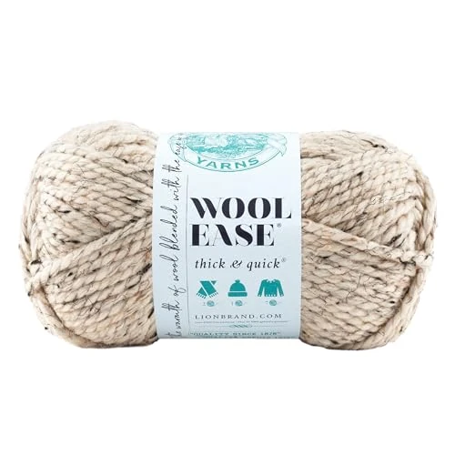 Offerta a tempo: Lion Brand Yarn Company 640-123E Wool-Ease-Filato Spesso e Veloce — 9% da 14,19 € a 12,95 €