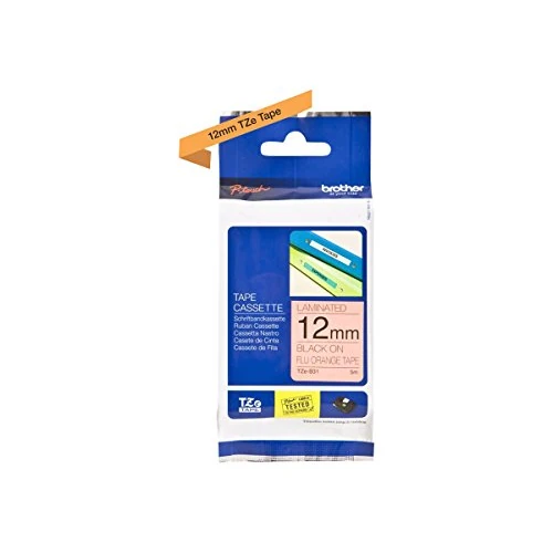 Offre limitée : BROTHER TZeB31 Ruban pour étiqueteuse Noir sur Orange fluo, 12 mm de 18.64 € à 18.64 € (0.00% de remise)